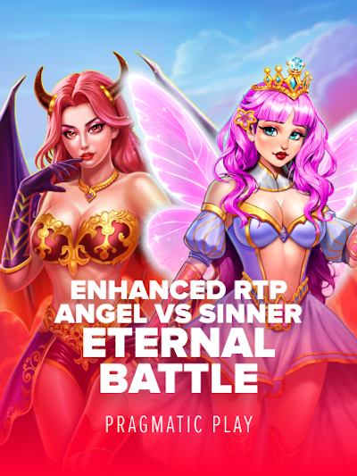 Angel vs Sinner Eternal Battle Enhanced RTP slot game logo