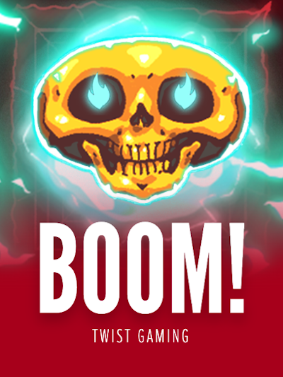 Boom slot game logo