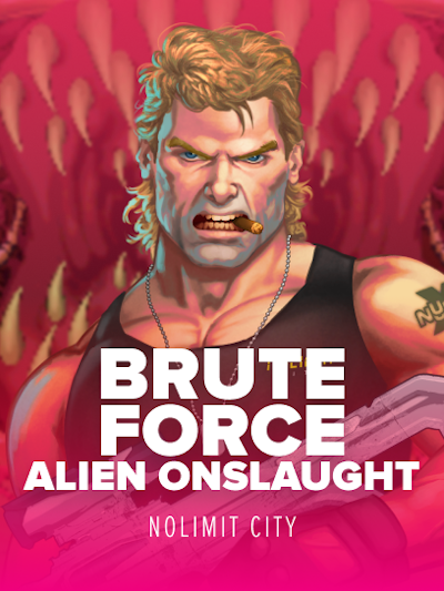 Brute Force: Alien Onslaught slot game logo