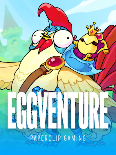 Eggventure slot game logo
