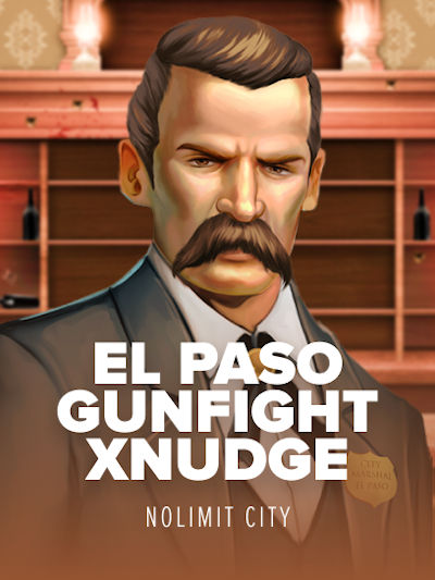El Paso Gunfight xNudge slot game logo