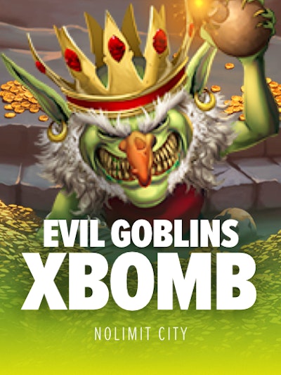 Evil Goblins xBomb slot game logo