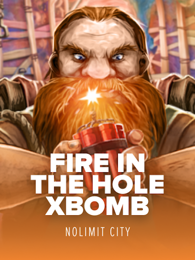 Fire In The Hole xBomb slot game logo