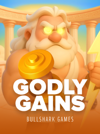 Godly Gains slot game logo