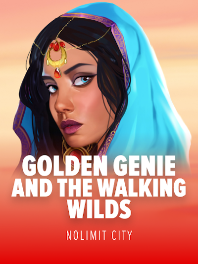 Golden Genie & The Walking Wilds slot game logo
