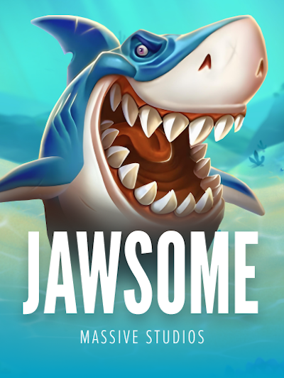 Jawsome slot game logo