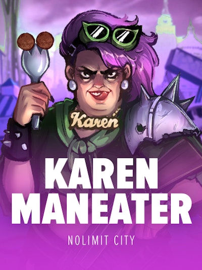 Karen Maneater slot game logo