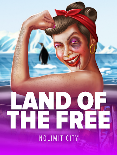 Land of the Free slot game logo