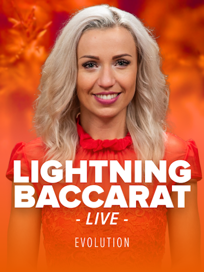 Lightning Baccarat slot game logo