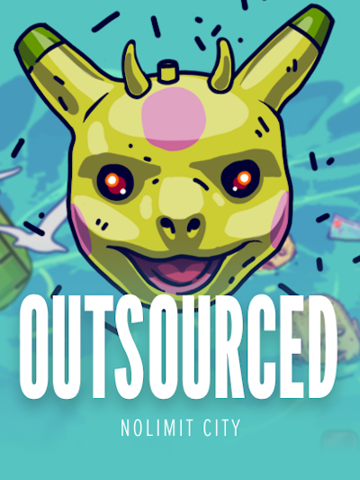 Outsourced slot game logo