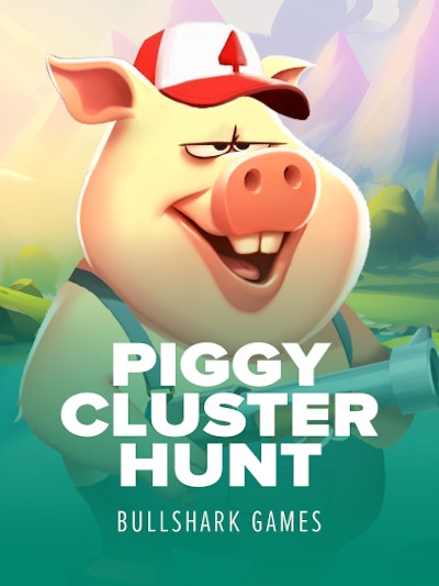 Piggy Cluster Hunt slot game logo