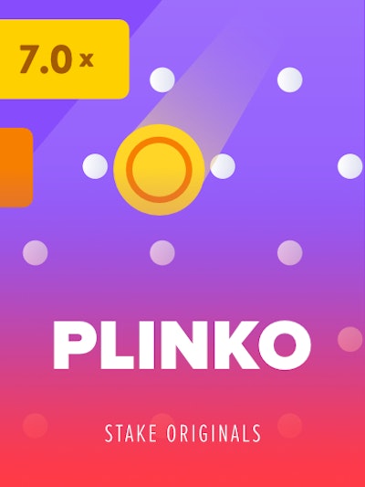 Plinko slot game logo