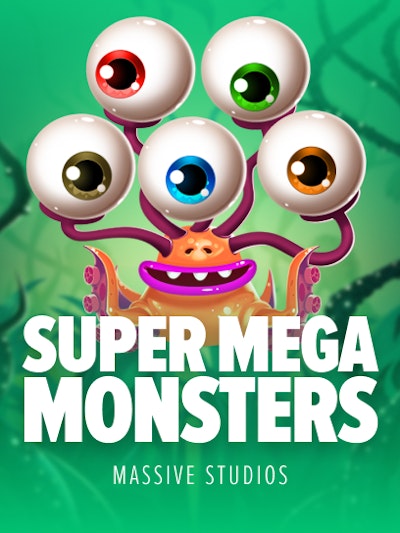 Super Mega Monsters slot game logo