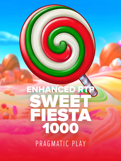Sweet Fiesta 1000 Enhanced RTP slot game logo