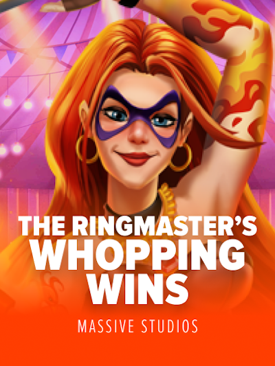 The Ringmaster's Whopping Wins slot game logo