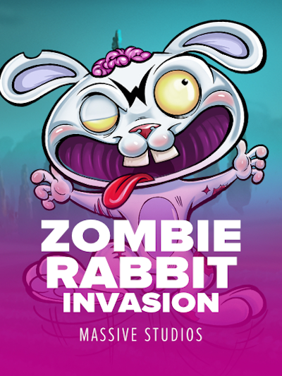 Zombie Rabbit Invasion slot game logo
